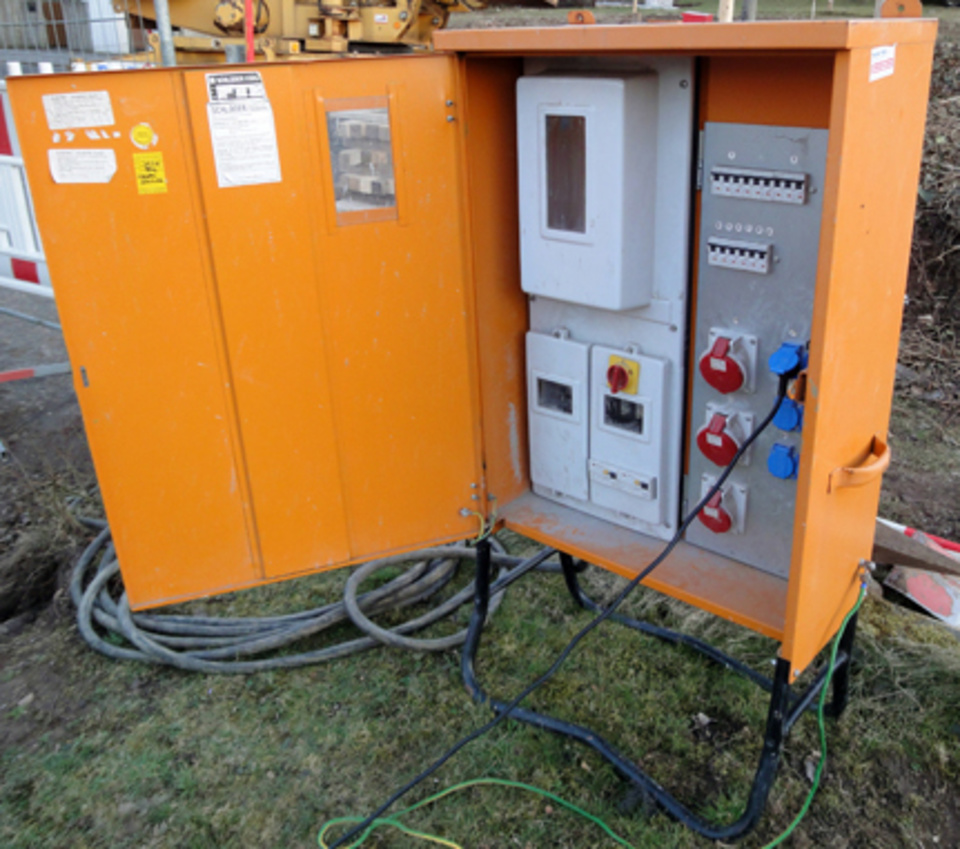 Baustromkasten bei Freitag-Elektro in Münchsteinach