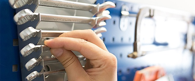 Werkstatt bei Freitag-Elektro in Münchsteinach