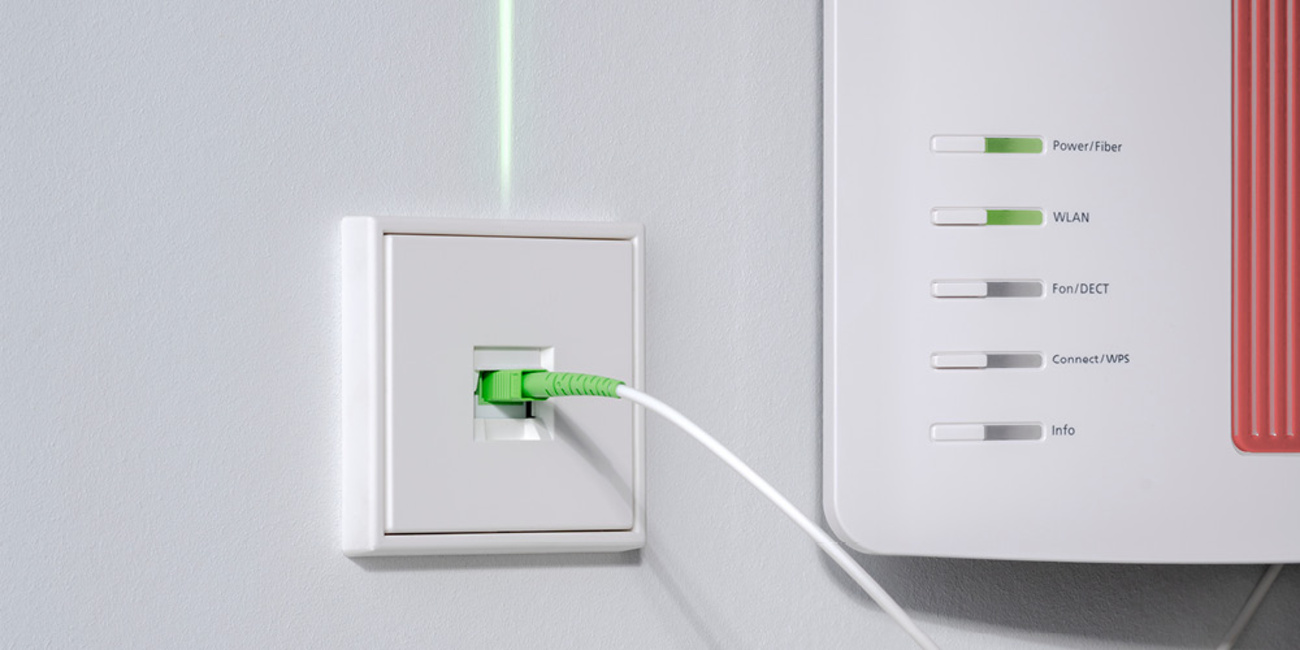 Die neuen Glasfaser-Anschlussdosen bei Freitag-Elektro in Münchsteinach