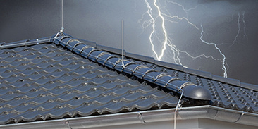 Äußerer Blitzschutz bei Freitag-Elektro in Münchsteinach